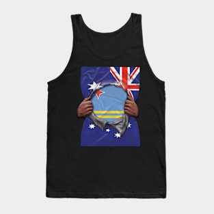 Aruba Flag Australian Flag Ripped - Gift for Aruban From Aruba Tank Top